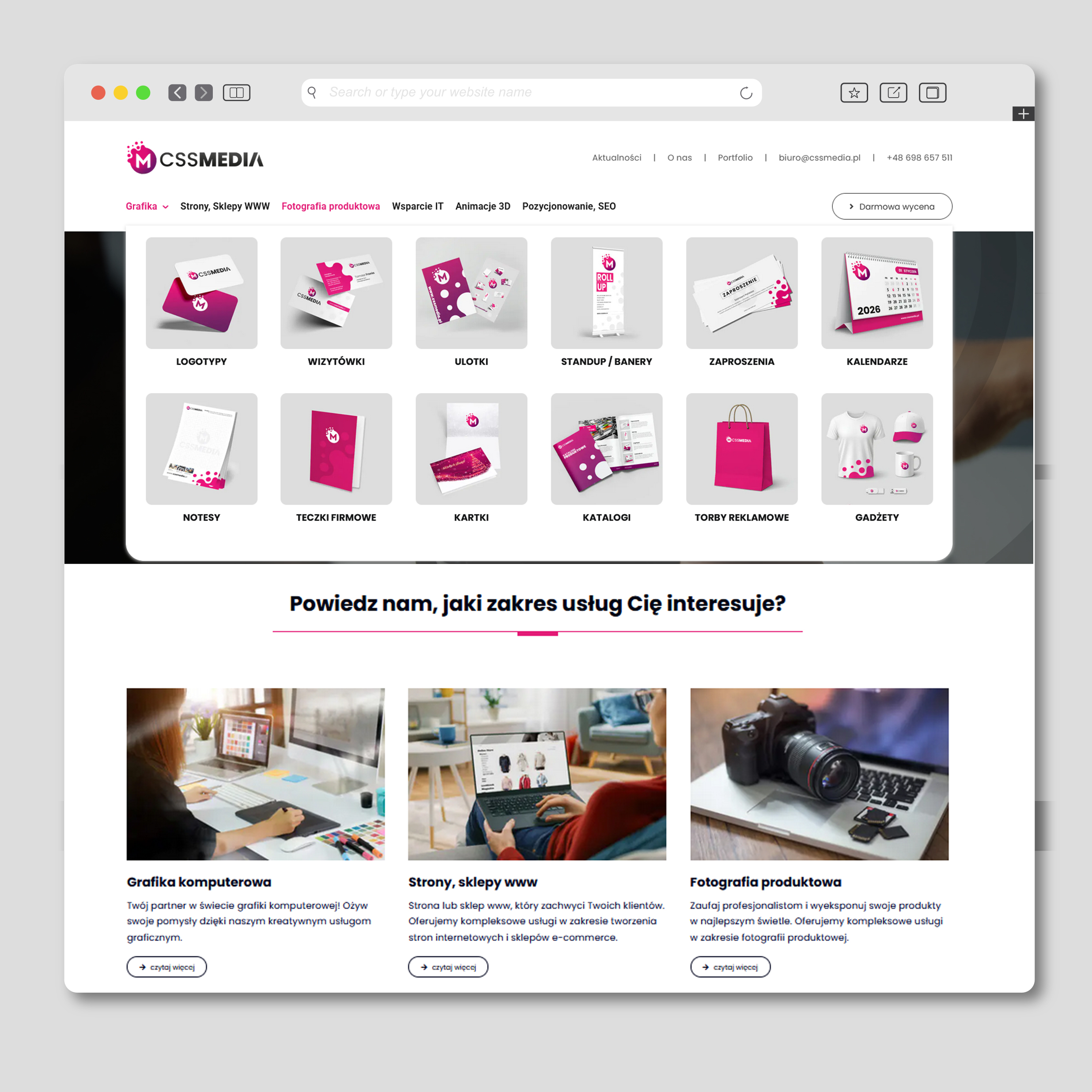 CSS MEDIA - Strony www